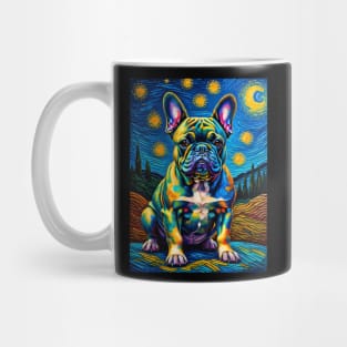 French Bulldog in starry night Mug